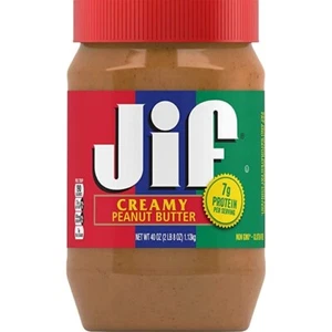 Jif Cremige Erdnussbutter, 40-Unzen-Glas - Bild 1 von 1