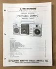 Mitsubishi Tx-82 Portable Stereo Service Manual *Original* #2