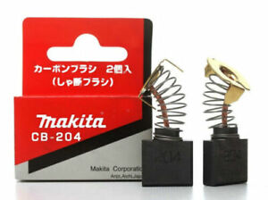 GENUINE Makita CB-204 Carbon Brush Set  9069 GA9020 GA9050 GA9040 191957-7   OEM