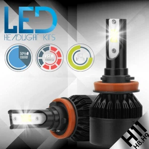 H11 Philip Cree LED Headlight 6000K Low Beam High Beam or Fog Lights - Bild 1 von 12