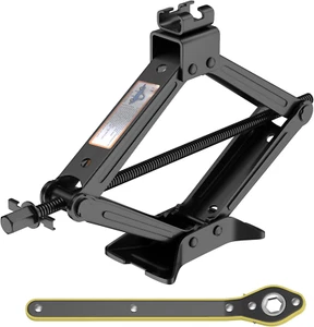 Scissor Jack - 2 Ton (4409 Lbs) Quick Lifting Tire Changing Kit, Car Tire Jack f - Picture 1 of 6