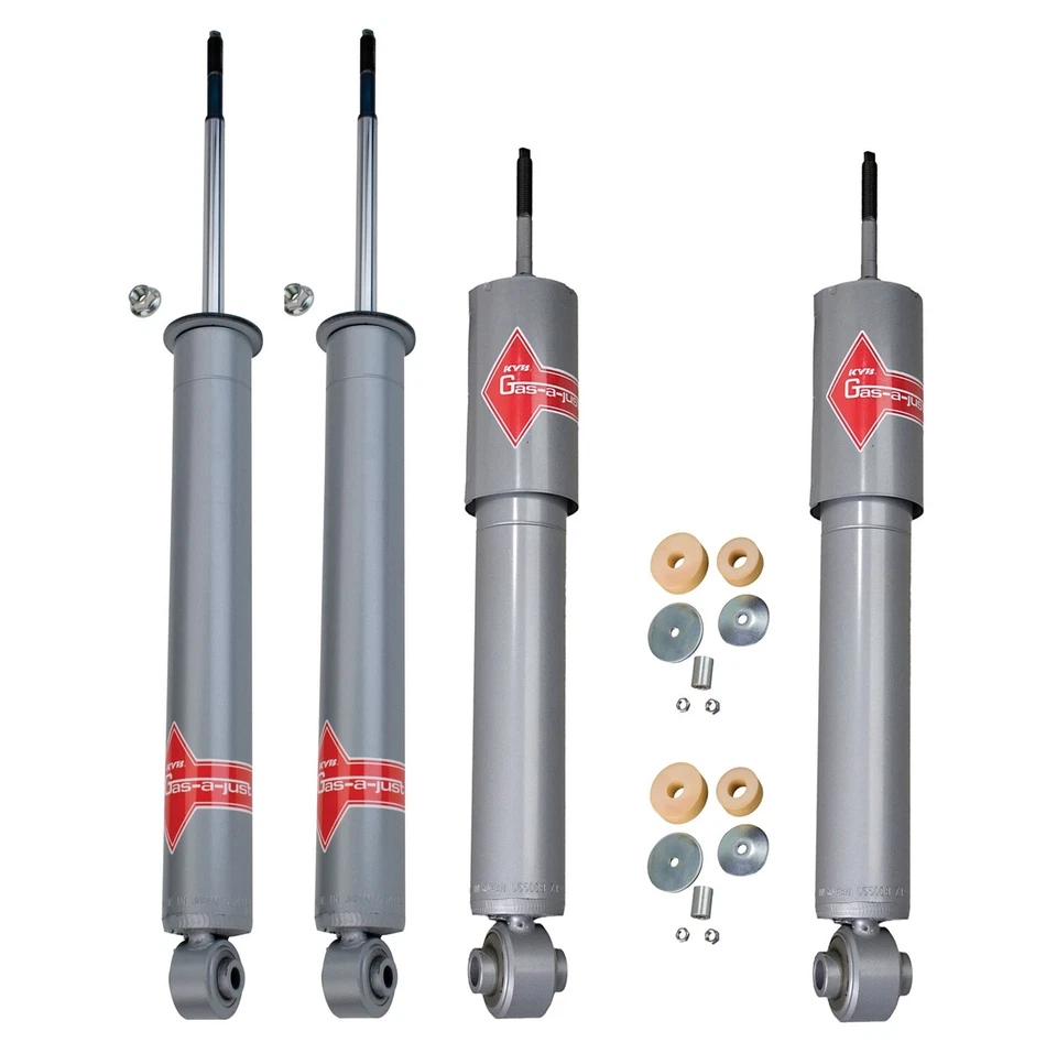 NEW Front & Rear Shock Absorbers KYB Gas-a-Just For Jaguar Vanden Plas XJ8 XJR - Image 1 of 1