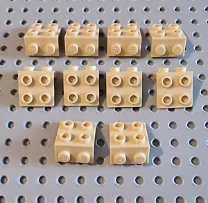 LEGO Convertidor Piedra Angular Placa 10 Piezas Beige Bronceado Modificado 21712 44728 A152 - Imagen 1 de 1