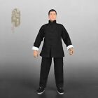 1:6 Chinese Style Kung Fu Suit Black Shirt&Pants Model Fit 12'' Male Figure Doll