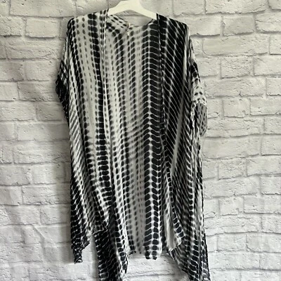 BUFANDA NEGRA TIE DYE WRAP MICHAEL STARS DE SEGUNDA MANO TALLA ÚNICA  Foto 1 de 4