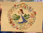 Disney WonderGround Postcard Princess Belle Provincial Life By Caley Hicks New
