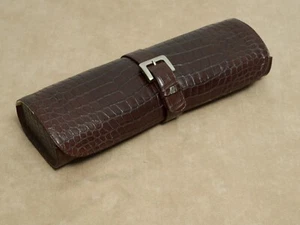 Estuche de Viaje Audemars Piguet Cocodrilo Cuero para 5 Relojes ULTRA RARO SOLO VIP - Imagen 1 de 22