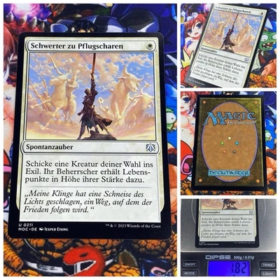 MTG Swords To Plowshares 🇩🇪 ⚪️ NM Commander Streets Of New Capenna OG Staple - Bild 1 von 4