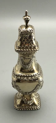 Antique Silver Gilt SUgar Caster Nathan & Hayes Chester 1908 208g AGLZX - Image 1 of 3