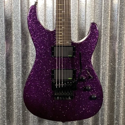 ESP LTD KH-602 Kirk Hammett Purple Sparkle EMG Guitar & Case KH602PSP #1341 Used - Image 1 of 4