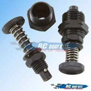 Pair rc boat large push button locks black - Picture 1 of 2