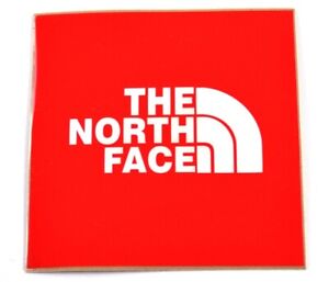 The North Face Logo USA Vinile Sticker Adesivo Decalcomania Rosso