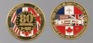 WW2 - Coin - Pièce Grand modèle sous capsule du 80° anniversaire du D-Day - Picture 1 of 1