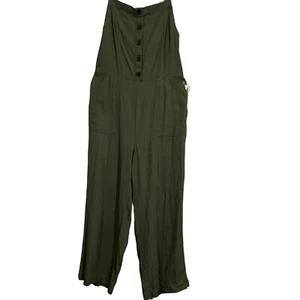 Old Navy Overall Armee grün ärmellos mit Taschen Größe S - Bild 1 von 10