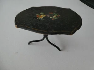 Vintage dolls house table Card? top - Picture 1 of 10
