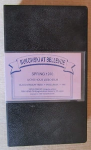 BUKOWSKI AT BELLEVUE: SPRING 1970 - Charles Bukowski -Original Black Sparrow VHS - Picture 1 of 3