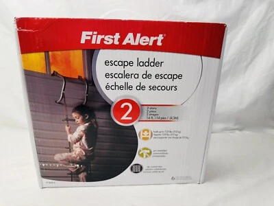 First Alert Two-Story 14ft Fire Escape Ladder In Original Box NEVER USED - Image 1 of 4