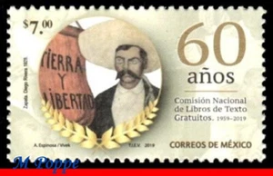 19-02 MÉXICO 2019 NATL. COMISIÓN A LIBROS DE TEXTO GRATUITOS, 60 AÑOS, EDUCACIÓN, MNH - Imagen 1 de 2