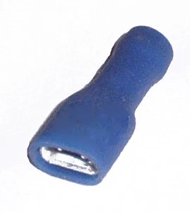 Crimpklemmen BLAU 6,3 mm (1/4") ummantelte Buchse x 2,5 mm² CCB112 - Bild 1 von 1