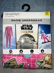 Warm Underwear 1 Girls Set Star Wars Mandalorian Size Medium (8/10) - Picture 1 of 2