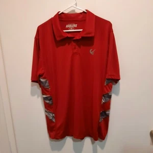 Legendary Anglers Red Polo Shirt Mens Size Large - Picture 1 of 4
