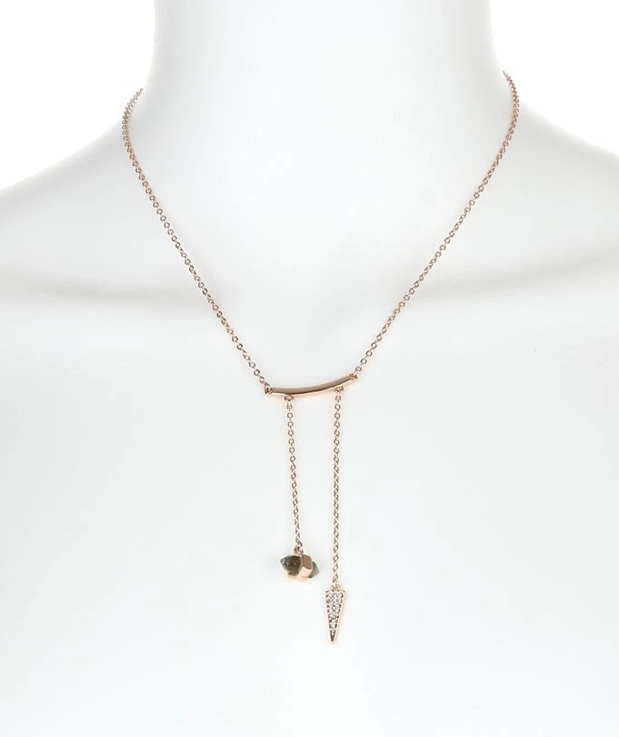 Collar para mujer Rebecca Minkoff tono oro rosa $88 Foto 1 de 1