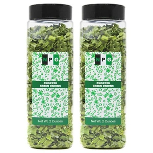NPG Freeze Dried Chopped Green Onions 4 Ounce, Dried Scallions - Picture 1 of 6