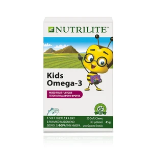 Omega 3 NUTRILITE per bambini biologico morbido masticazione gusto frutta gusto cervello cardiovascolare - Foto 1 di 1