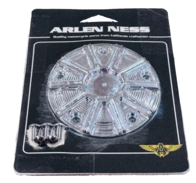 Cubierta de sincronización de encendido Arlen Ness cromada de 10 puntos de calibre para Harley doble cámara Foto 1 de 2