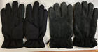 2 Nice Pairs Of Mens Gloves 180'S & Dockers Black Size Large Very Good Condition