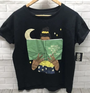 Well Worn Girls Tee Shirt Size XL 14-16 Black History Month Beautiful Black Girl - Picture 1 of 13