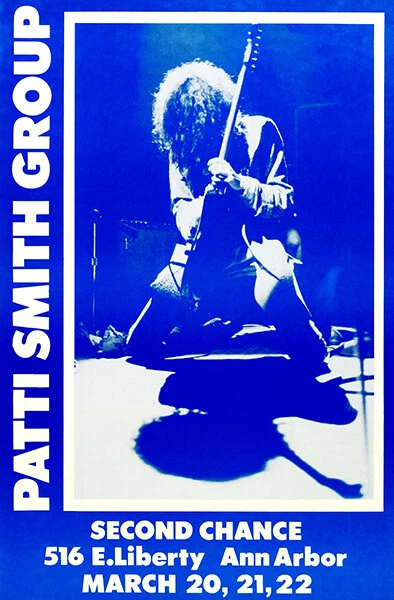 Póster de Patti Smith Group - 1979 - Ann Arbor MI Foto 1 de 1
