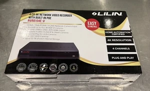 Lilin NVR6104E-V Network Video Recorder 4K 4 Channel NEW! FREE SHIPPING! - Picture 1 of 7