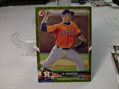 2018 Bowman Prospects Camo  #BP125 - J.B. Bukauskas - Houston Astros 2851 - Image 1 of 2