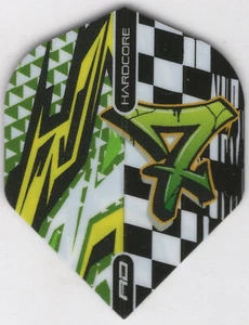 HARDCORE Street Graffiti Dart Flights: 3 per set - Picture 1 of 4