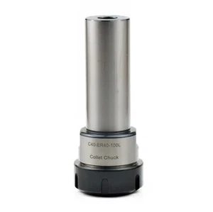 NUEVO 30MM VÁSTAGO RECTO ER40 COLLAR HERRAMIENTA DE SUJECIÓN MEDIDOR LONGITUD 2.5" CNC - Imagen 1 de 6
