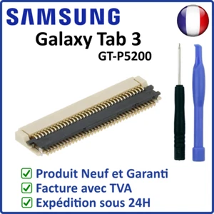 CONNECTEUR FPC PRISE DOCK CONNECTEUR CARTE MÈRE SAMSUNG GALAXY TAB 3 P5200 P5210 - Photo 1 sur 4