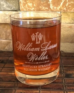 WILLIAM LARUE WELLER Collectible Whiskey Glass 8 Oz - Picture 1 of 1