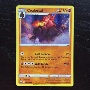 Coalossal 080/163 Pokemon Battle Styles Sword & Shield Holo Rare Card NM - Picture 1 of 2