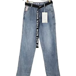 S.O.N.G. Carpenter Jeans Button fly 90's Boyfriend light wash size 9/29(NWT) - Picture 1 of 14