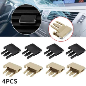 4 PIEZAS Coche Vehículo Aire Acondicionado Ventilación Louvre Hoja Ajuste Rebanada Clip Universal - Imagen 1 de 10