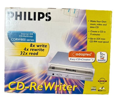 Philips CD ReWriter Internal IDE CD-ReWriter CDRW800 Series - Image 1 of 4
