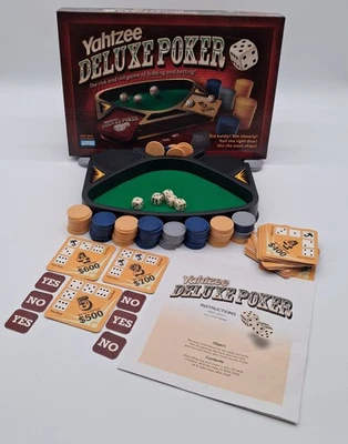 2005 YAHTZEE DELUXE POKER DICE BOARD GAME PARKER BROTHERS - Image 1 of 4