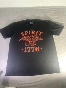 Spirit Of 1776 Eagle T Shirt Black Men XL Flag American Workwear NWOT. - Picture 1 of 16