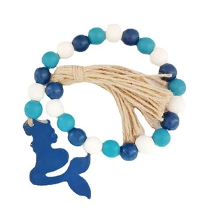Meeresperlen- im Mediterranen Stil, Ozean-Holzperlengirlande, Strand-H1250 - Bild 1 von 16