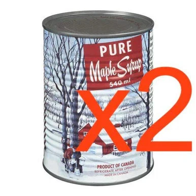 Decacer Pure Maple Syrup, Canada #1 Medium, 540ml/18.26oz. 2 Cans - Image 1 of 3