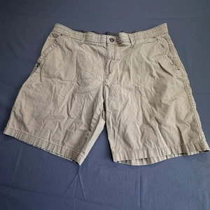 Pantaloncini cargo utility kaki da uomo IMPERMEABILI 42 realizzati per avventura misto cotone - Foto 1 di 13