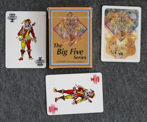 South African the Big Five Series Playing Cards- The Leopard- Original box- exce - Picture 1 of 9