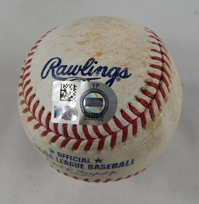 2022 Brewers Pirates Game Used Baseball Woodruff Reynolds LO Hayes Single - Image 1 of 4