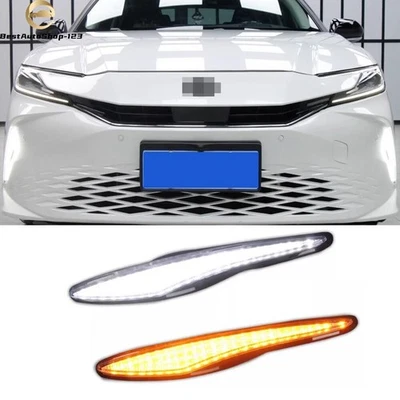 LED Daytime Running Light Fog Lamp With Turn For Toyota Camry LE XLE 2024-2025 - Image 1 of 4